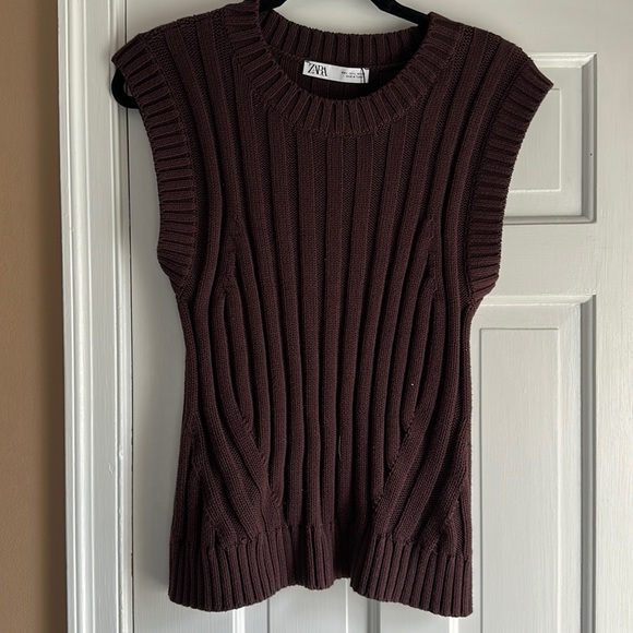 Zara Sweaters Zara Sweater Vest Poshmark